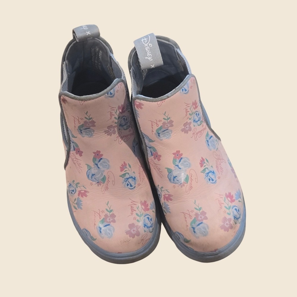 Native x Disney Kensington Treklite Pink Floral Princess Boots Kids Size C11